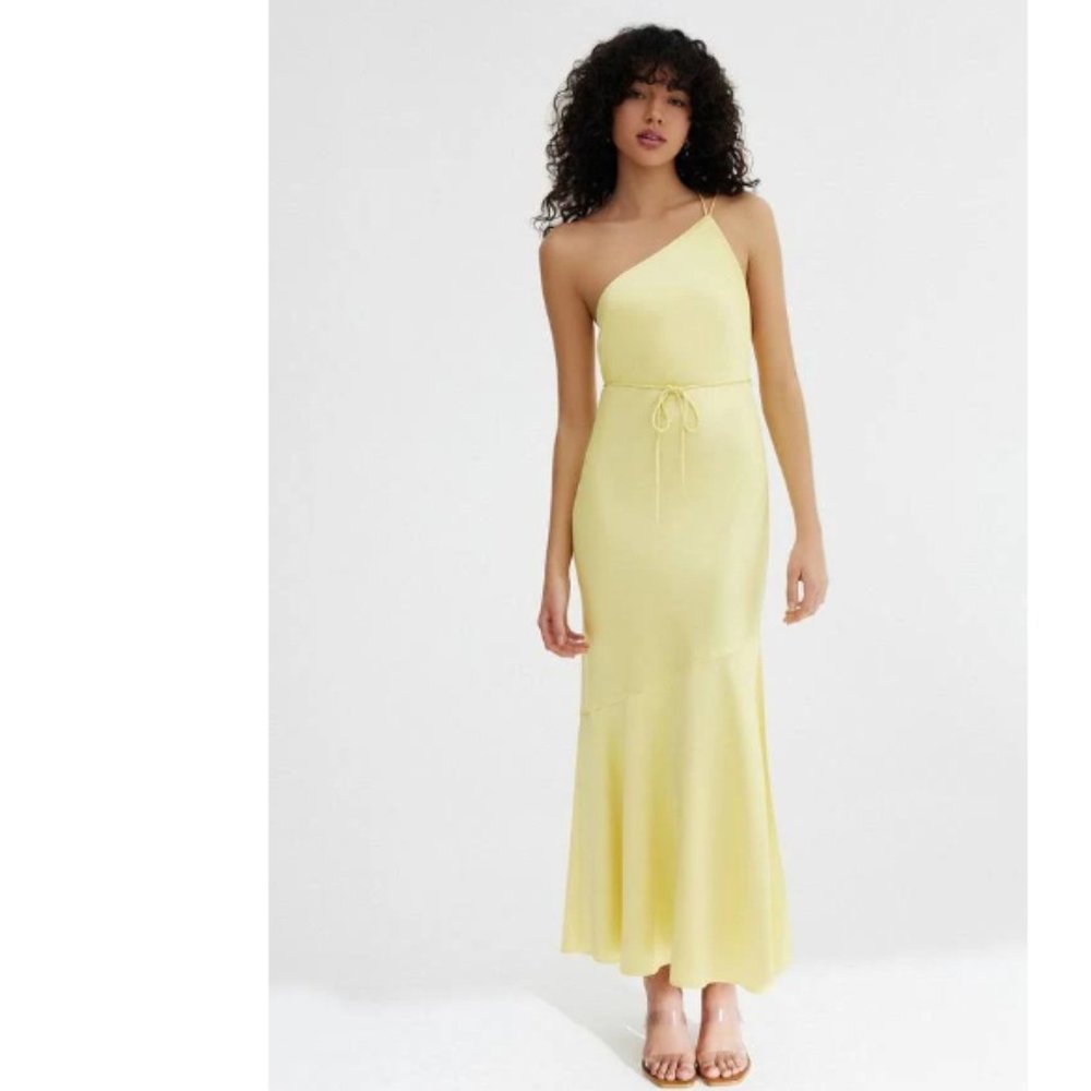 Significant Other Lana Bias Dress - Lemon - Picture 2 of 3